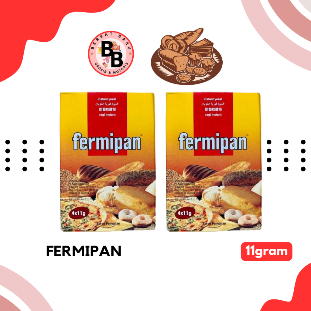 

[BB BAHAN KUE] FERMIPAN/RAGI INSTAN 11GRAM