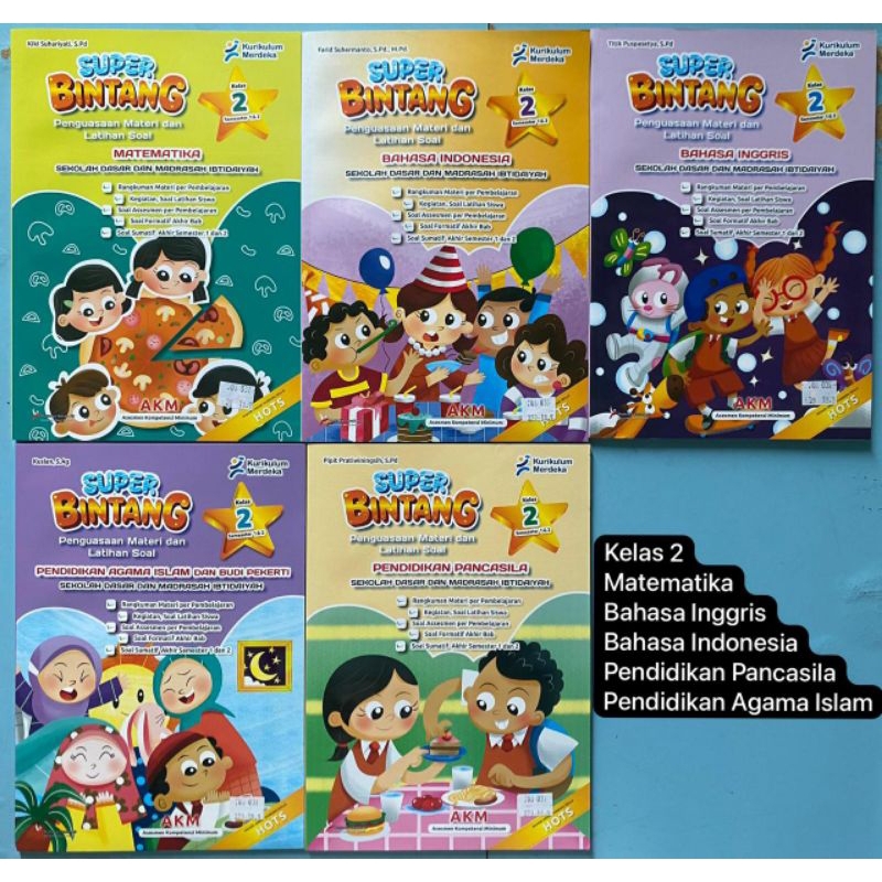 LKS/AKM KURIKULUM MERDEKA SD KELAS 2 SEMESTER 1 DAN 2