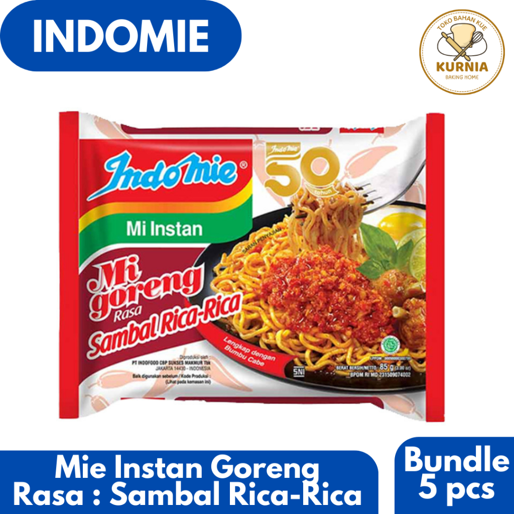 

5 PCS INDOMIE GORENG SAMBAL RICA-RICA