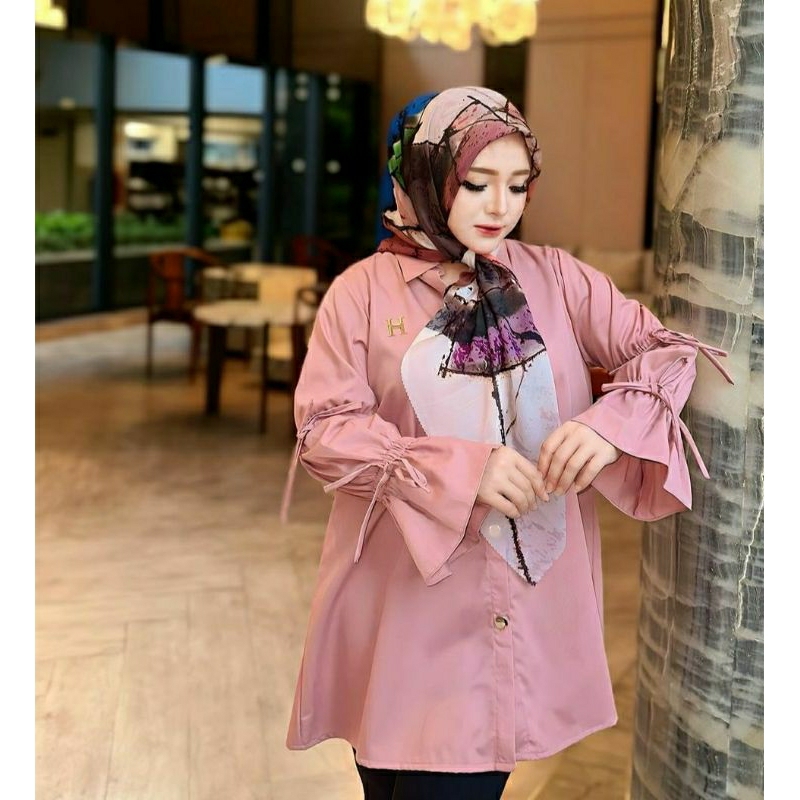 Kemeja set hijab by Herlin kenza