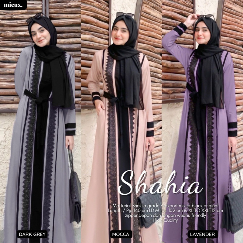 READY STOK SHAHIA HANANIA FARASYA SHIREEN SAHARA JINAN HABSY NOURAH NAFISHA NISHMA MIEUX DRESS MUSLI