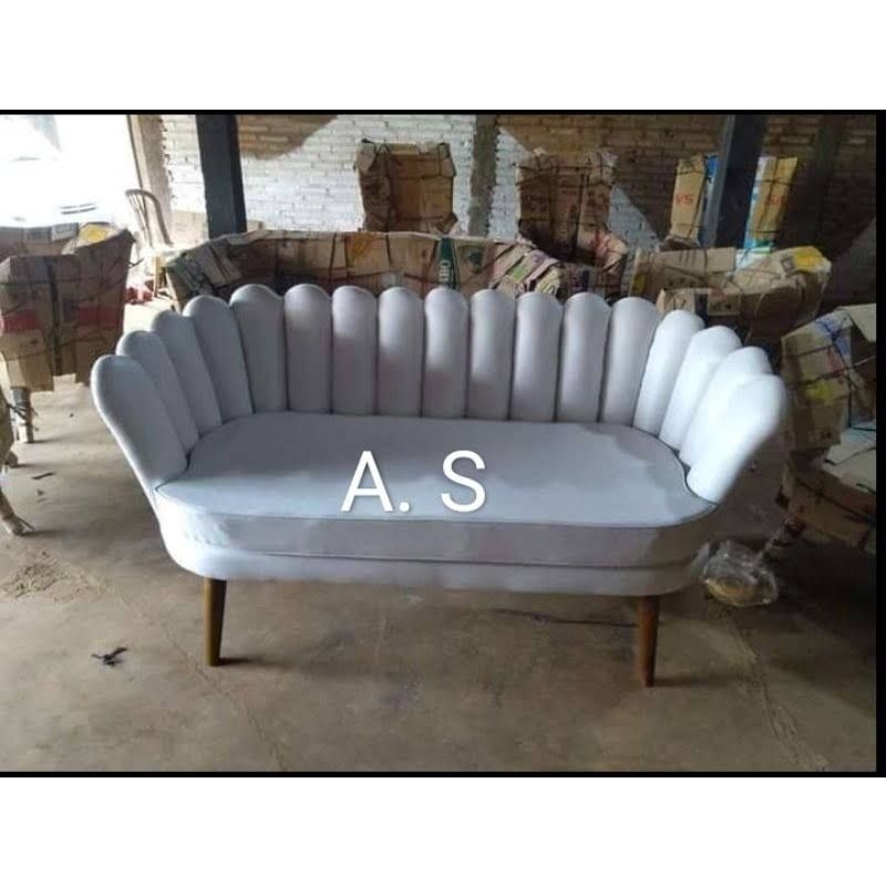 sofa kipas kerang miniamlis kain bludru