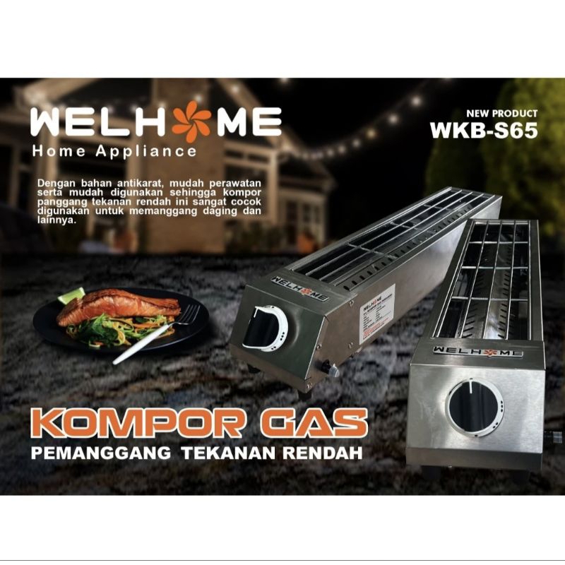 Pemanggang Gas Welhome WKB-S50/S65