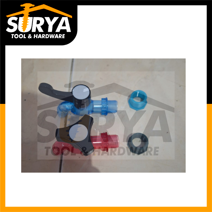 Kran PVC Double Drat GRT