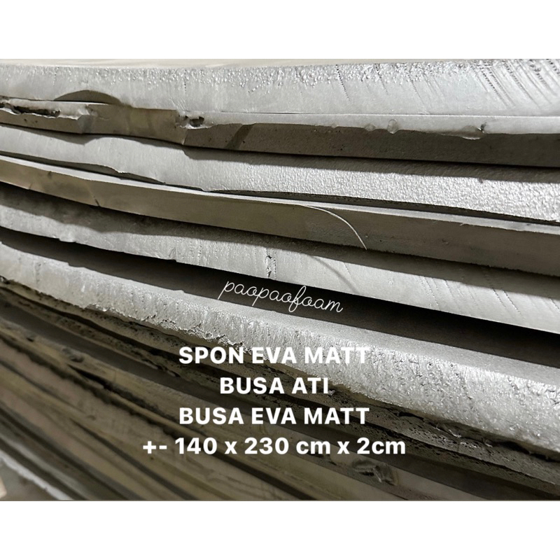 Spon Eva 20mm 2cm / Busa Ati / Spon Sandal / Karet Eva Matt