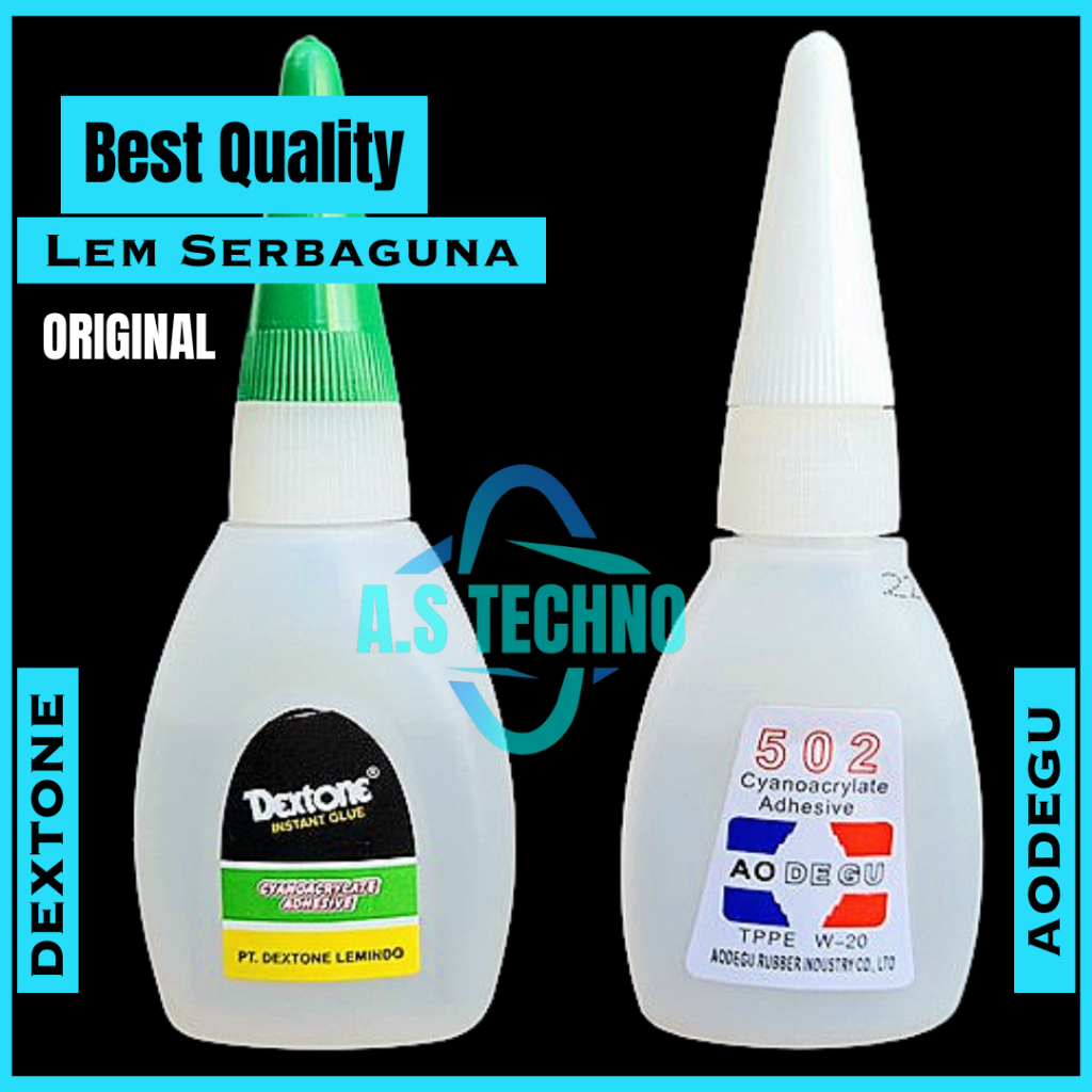 

Lem Plastik Serbaguna Kuat Tetes Instan Dextone Korea Super Power Glue