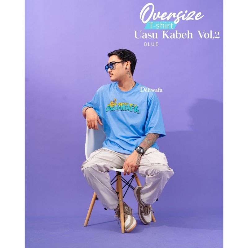BAJU KAOS LENGAN PENDEK DELIWAFA | KAOS OBLONG [ORIGINAL] KAOS DISTRO UNISEX "UASU KABEH NEW VERSION