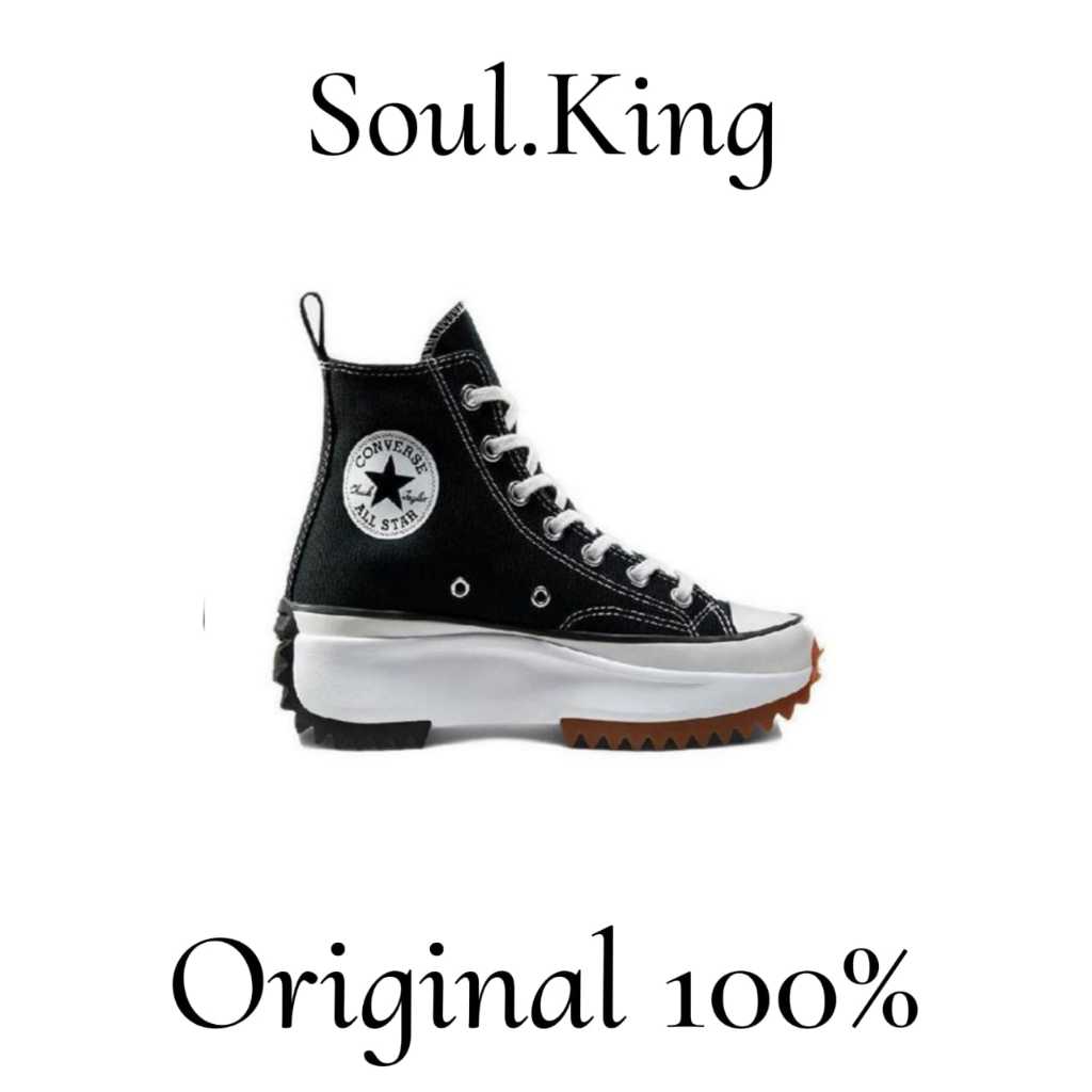 Converse Run Star Hike High Lugged Black White Gum