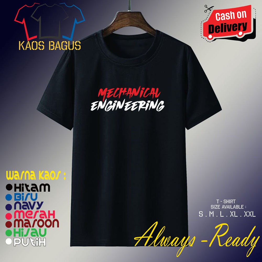 Kaos Baju Mechanical Engeneering Baju Distro Teknik Mesin