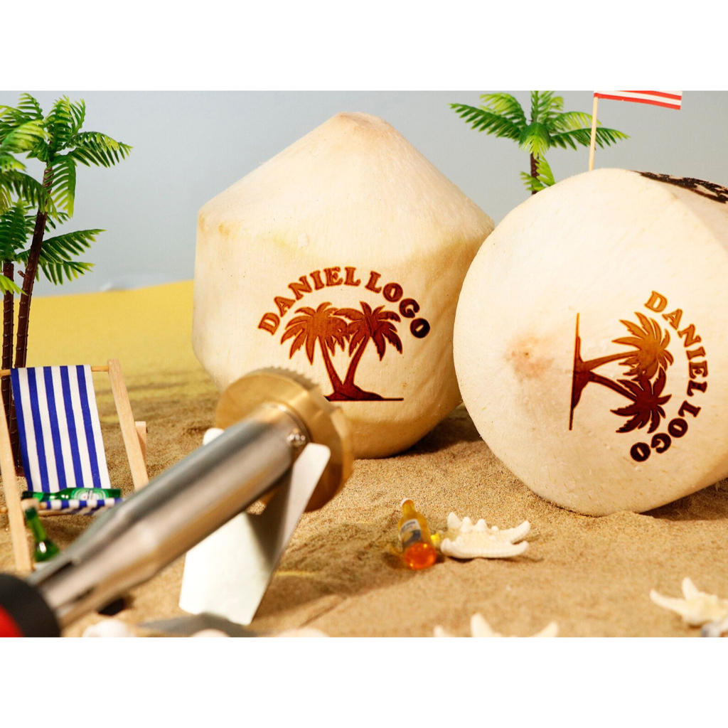 

HOT STAMP KELAPA CUSTOM / BRANDING COCONUT / Electric Branding Iron for Coconut - Coconut Branding Stamp -Personalized Stamps for Coconut - Wood Brand On Coconut - Custom Branding Iron
