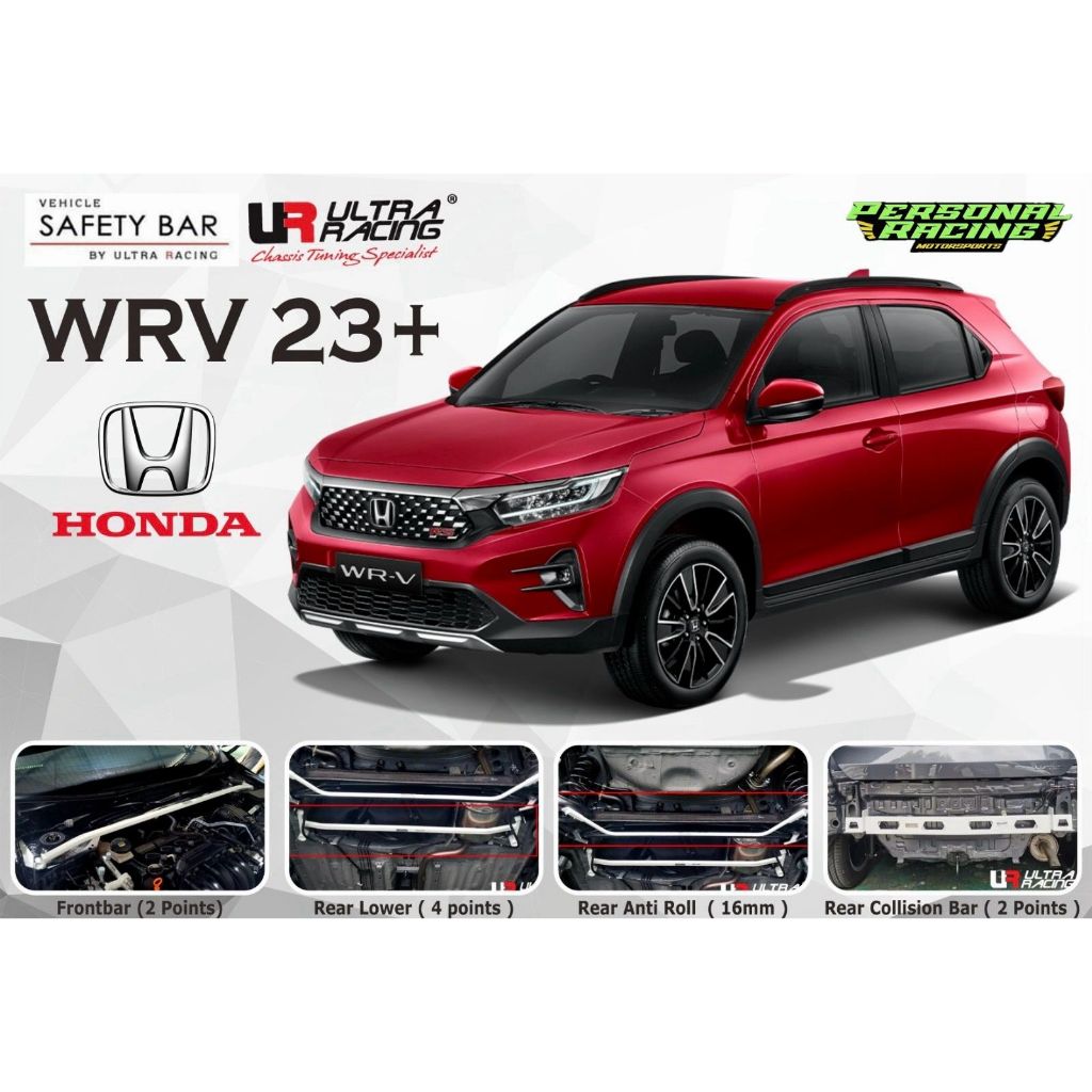 Aksesoris Strutbar Stabiliser Mobil Honda WRV 2023+ Anti Limbung