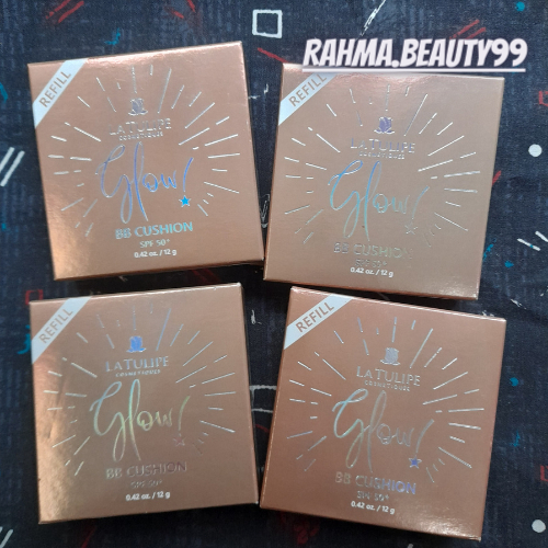 latulipe glow bb cushion revil spf 50+ 12g/BB cusion tahan lama/bedak ringan/bedak latulipe/pupur wa