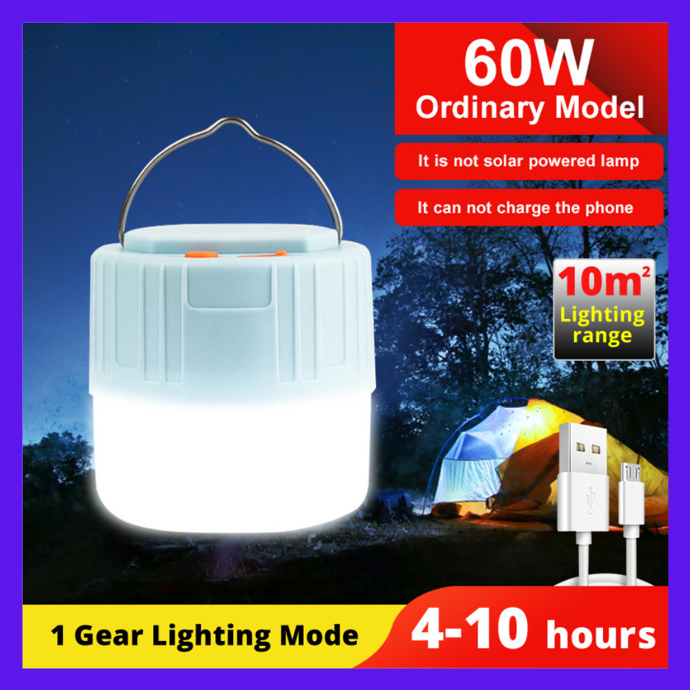 Lampu LED Camping Lantern 5 Modes Waterproof 1200mAh TaffLED Lampu Tenda Rechargeable 5W Emergency L