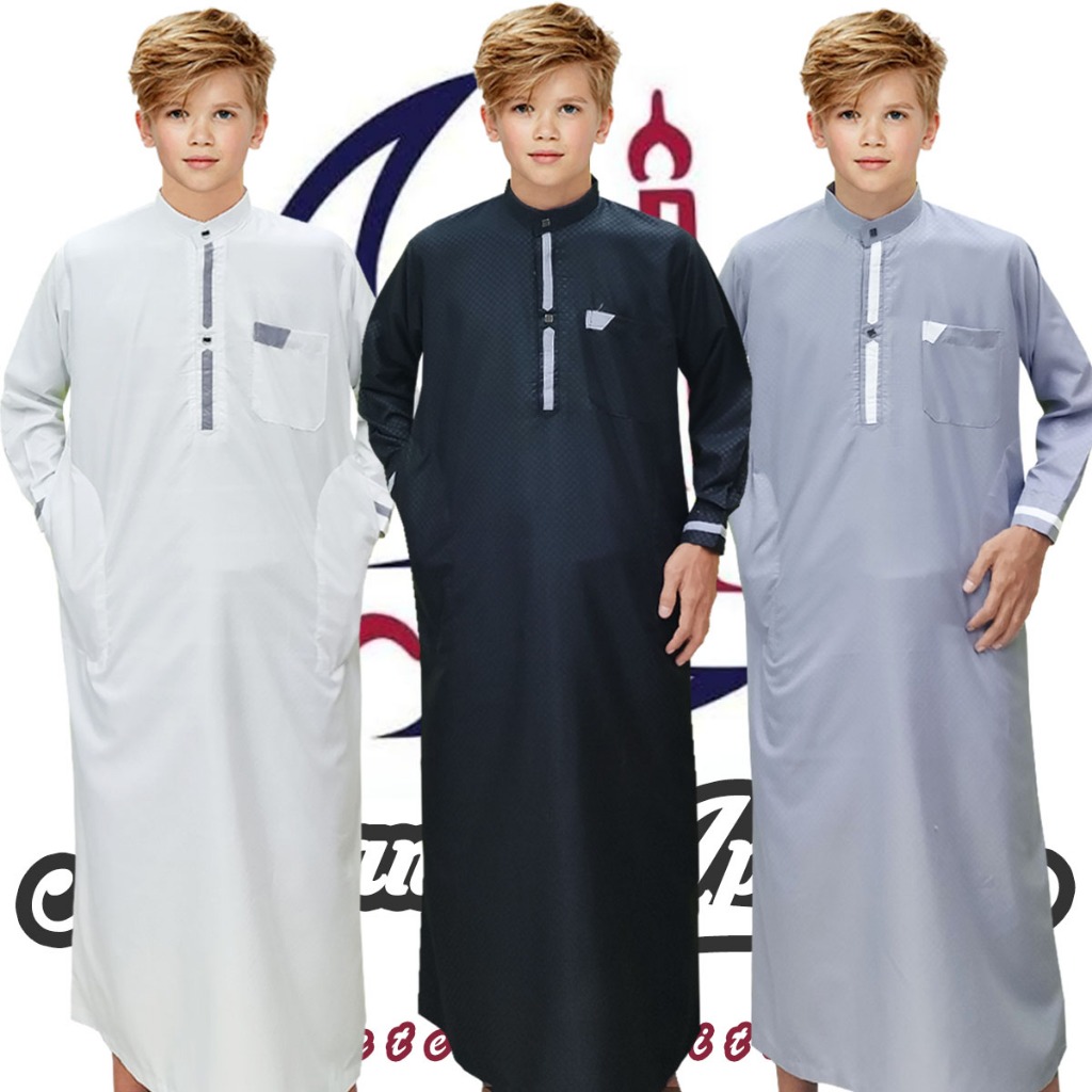 Jubah Anak Laki Laki Gamis Anak Laki Laki Umur 3-15 Tahun