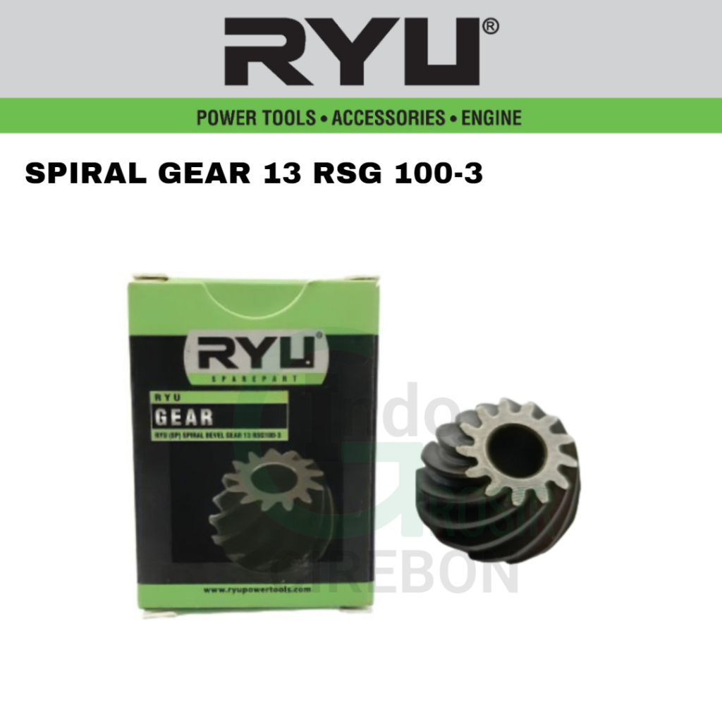 RYU Gear 13 RSG 100-3 Mesin Gerinda Tangan 4 Inch Spiral Bevel Gear Gigi Nanas Gerinda