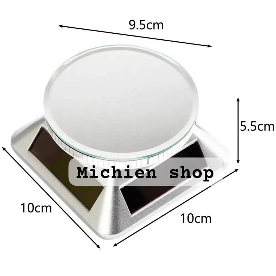 Solar Display Putar Stand display Rotating Showcase