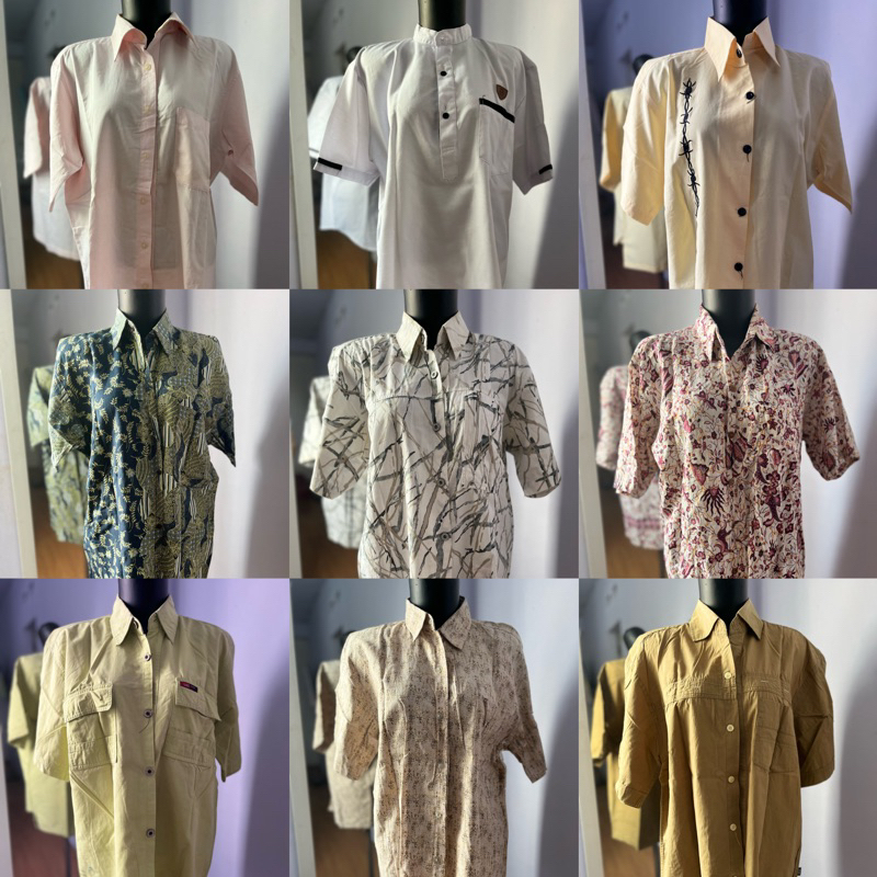 CUMA 10 RIBUAN KEMEJA PENDEK / KEMEJA PENDEK PRIA / BAJU PRIA / KEMEJA ANAK / BAJU ANAK / ATASAN PRI