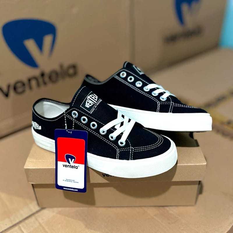 Sepatu Ventela Alpha Black Natural VENTELA Original