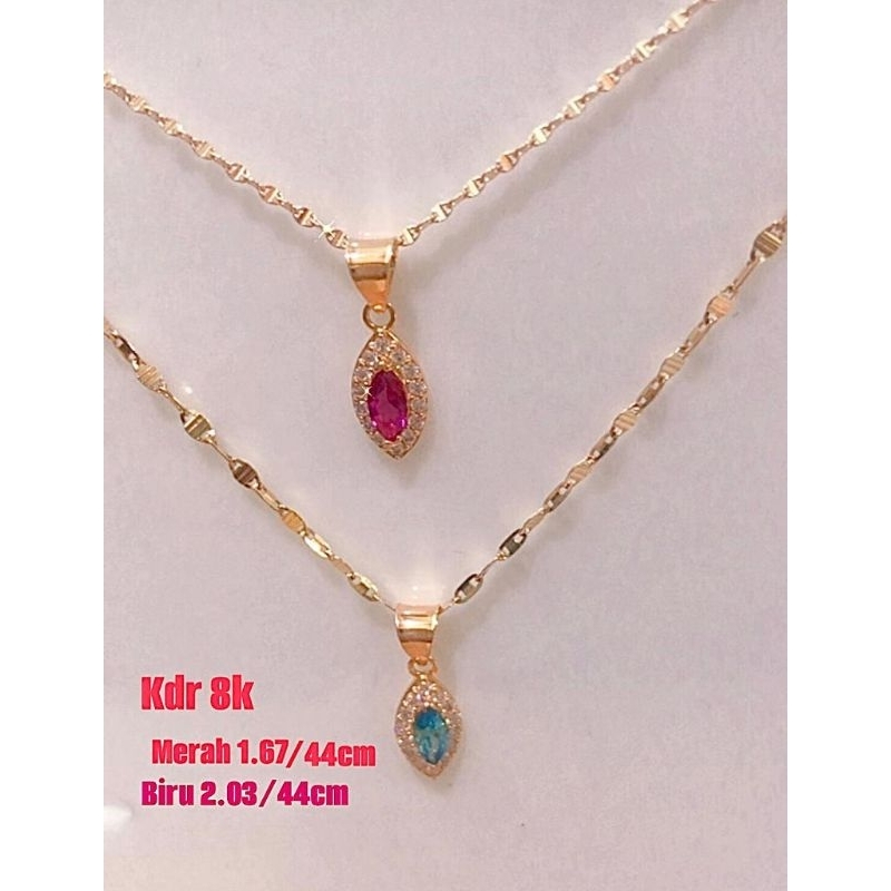 KALUNG EMAS TOSCANO BATU WARNA KADAR 8K