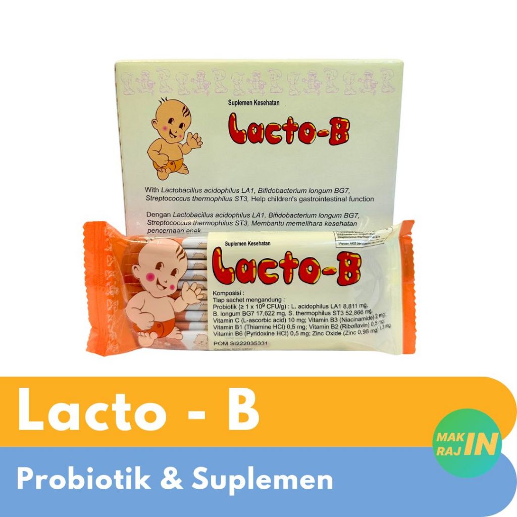 Lacto B Probiotik Obat Diare Anak - Lacto-B [Box/Sachet