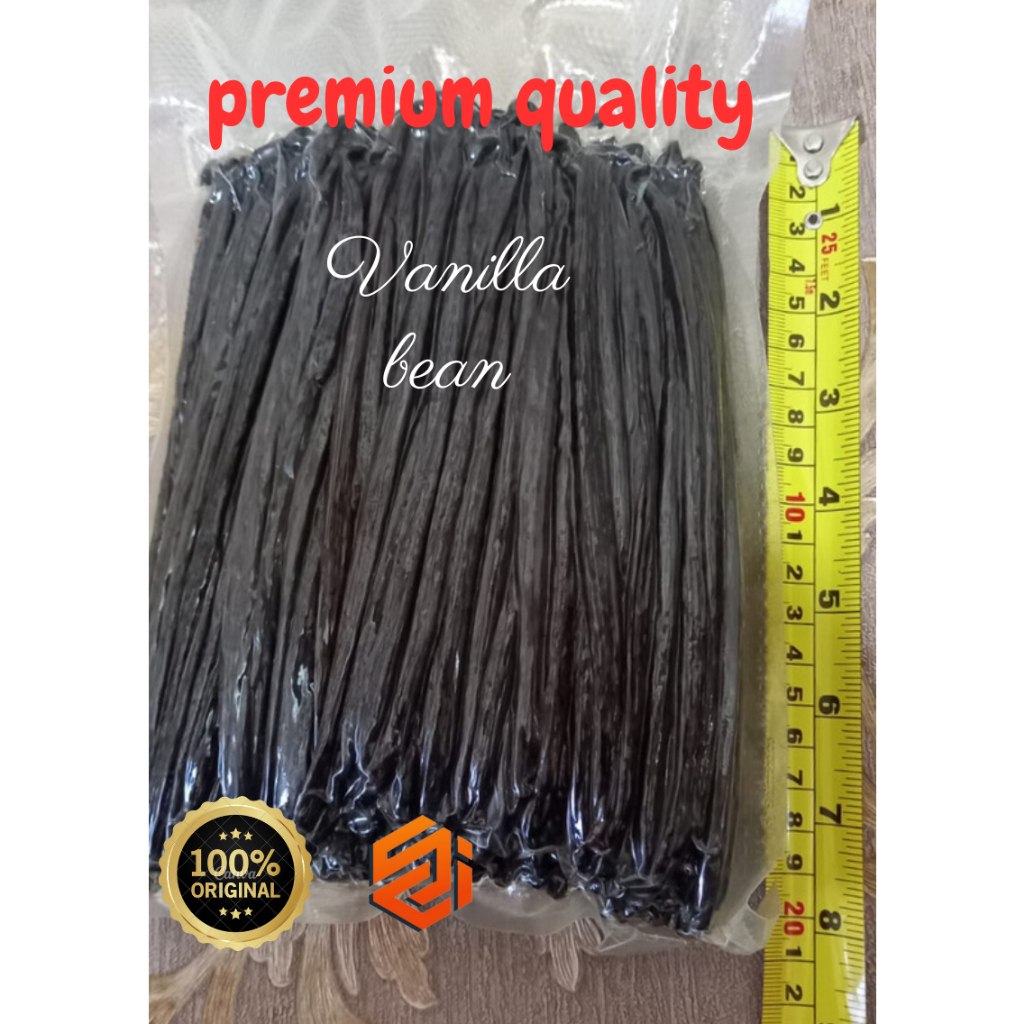 

Vanilla bean planifolia Grade A Gourmet 25gr & 50gr ( biji vanilla ) 16cm-20cm