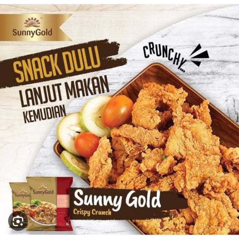 

Sunny gold crispy crunch kulit ayam 500gr