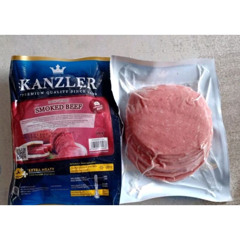 

Kanzler smoke beef 250gr | smoked beef | frozen food