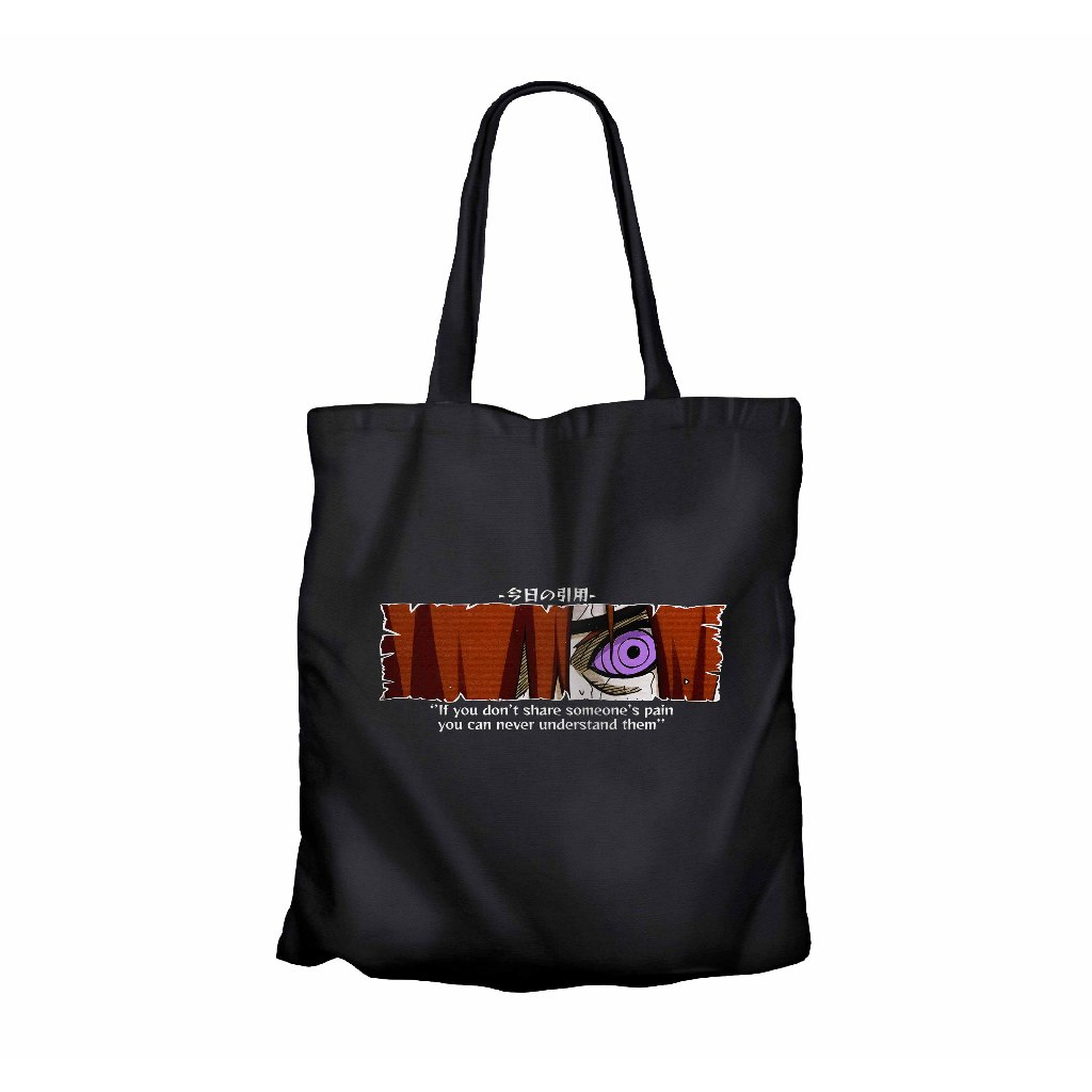 Tote bag infinite anime quote from UZUMAKI NAGATO - NARUTO SHIPPUDEN material canvas