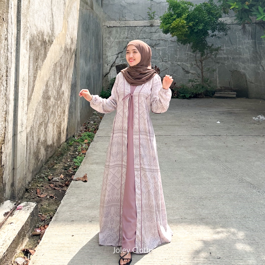 Joley Cloth - NEW MOTIF Alia Dress Part 2 Gamis Motif Premium Dress Terbaru Mewah Baju Pesta Kondangan Outfit Muslim Lebaran Wanita Terpopuler