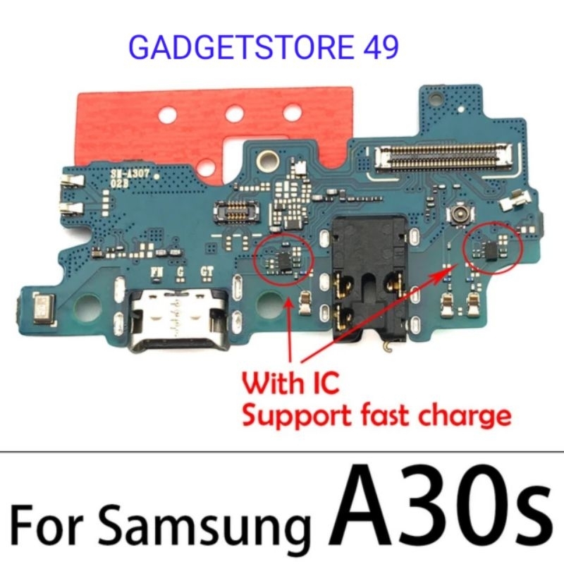 PAPAN CAS SAMSUNG A30S A307F ORI + IC