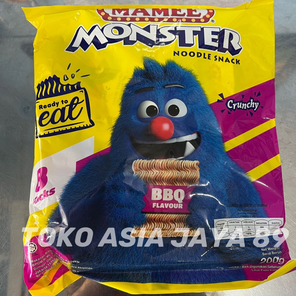 

Mamee monster noodle snack bbq / chicken