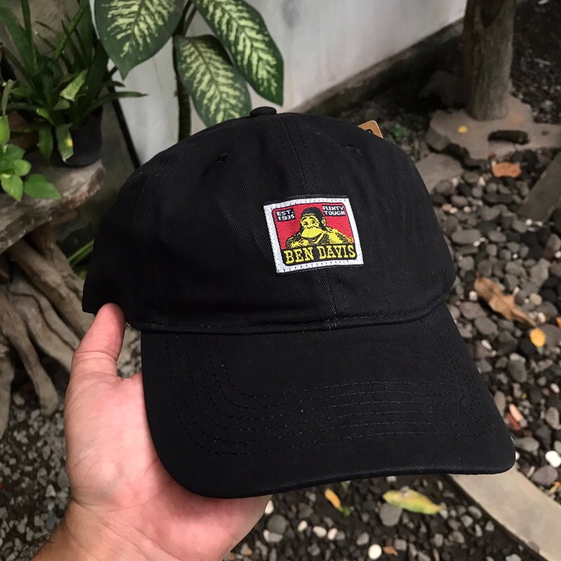 BEN DAVIS UNSTRUCTURED HAT BLACK