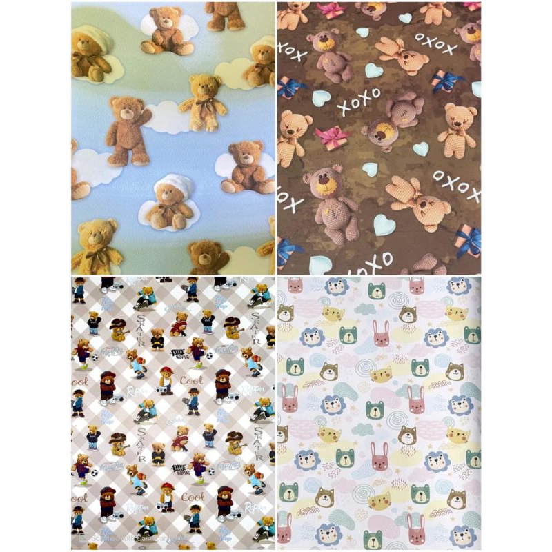 

KERTAS KADO SANSAN WAWA DOFF ISI 1 LEMBAR TEDDY BEAR FANCY PAPER