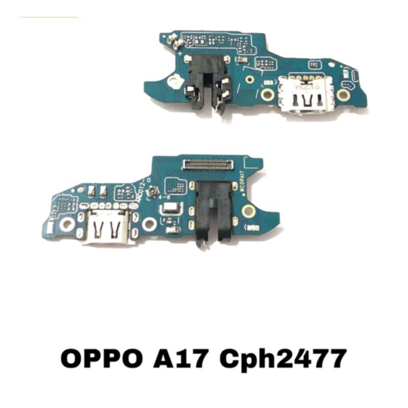 flexible konektor cas connector charger papan cas Oppo a17 / Oppo a17k + ic original