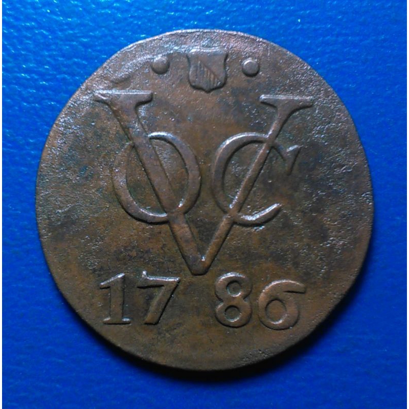 Koin 1 Duit Utrecht 1786