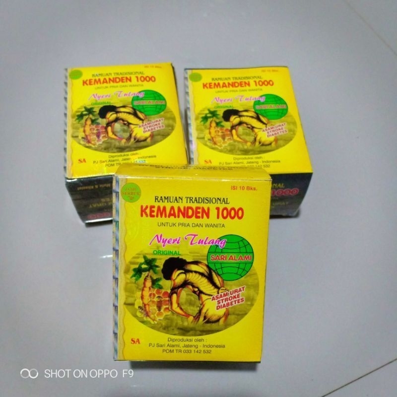 

Kemanden 1000 SERBUK kemasan 1 box ( 10 sachet )