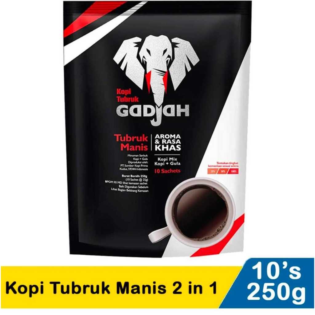 

Kopi Tubruk Gadjah 10 x 23g