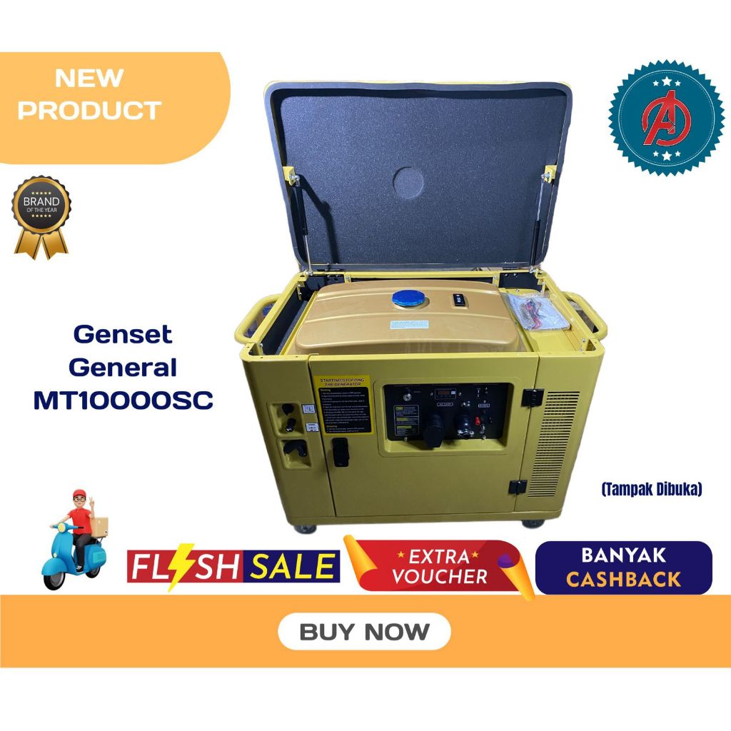 Mesin Genset Maestro Silent MT10000SC (7000 - 8000 Watt)/ Genset Silent Maestro