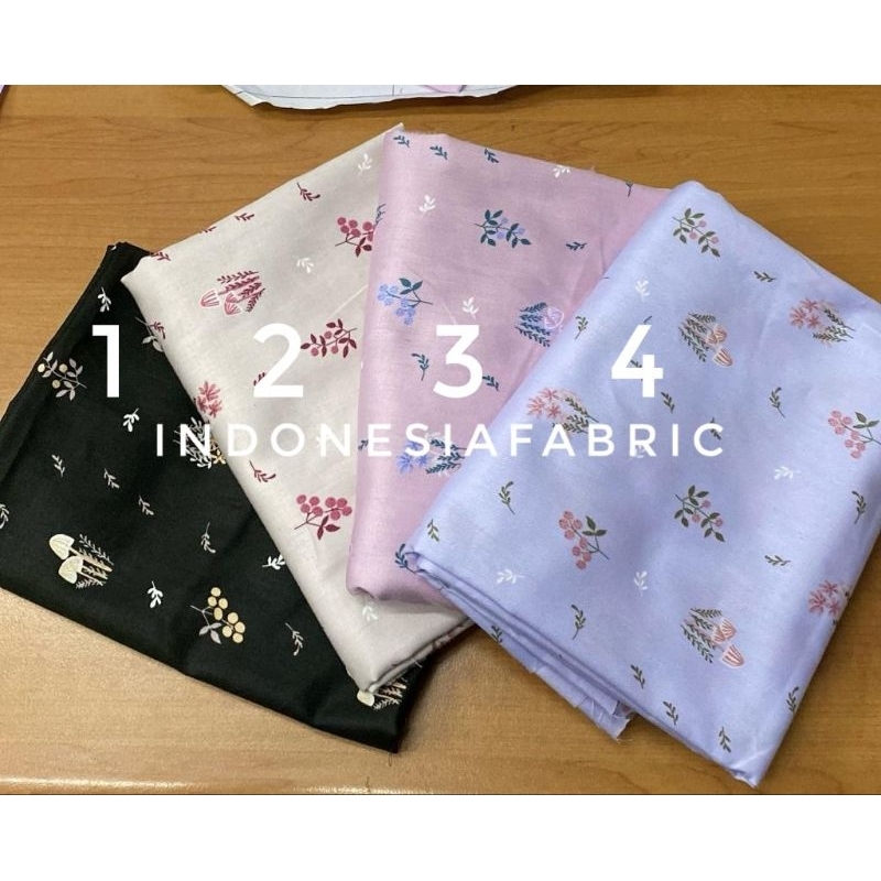 Kain Katun Jepang motif KJ411 tokai senko japan design ori bahan gamis tunik mukena kemeja seragam c