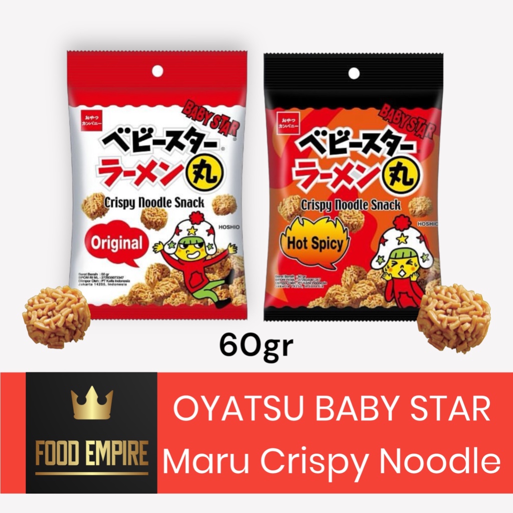 

OYATSU BABY STAR MARU 60 gr | Crispy Noodle Snack