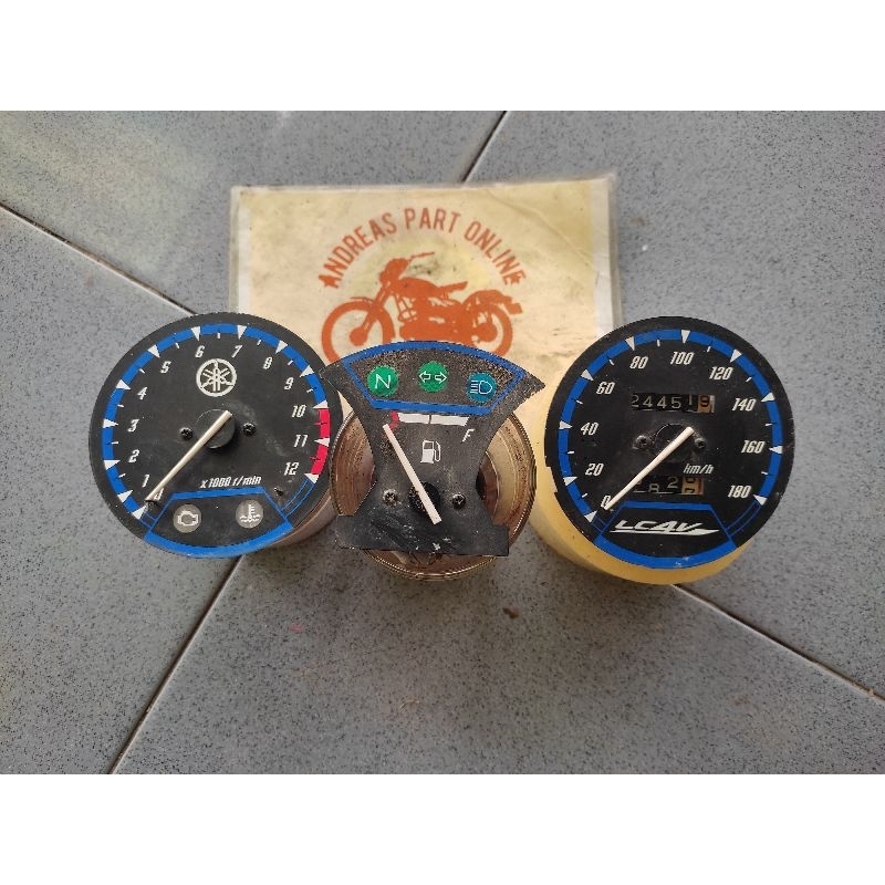 mesin speedometer set vixion old original bekas copotan