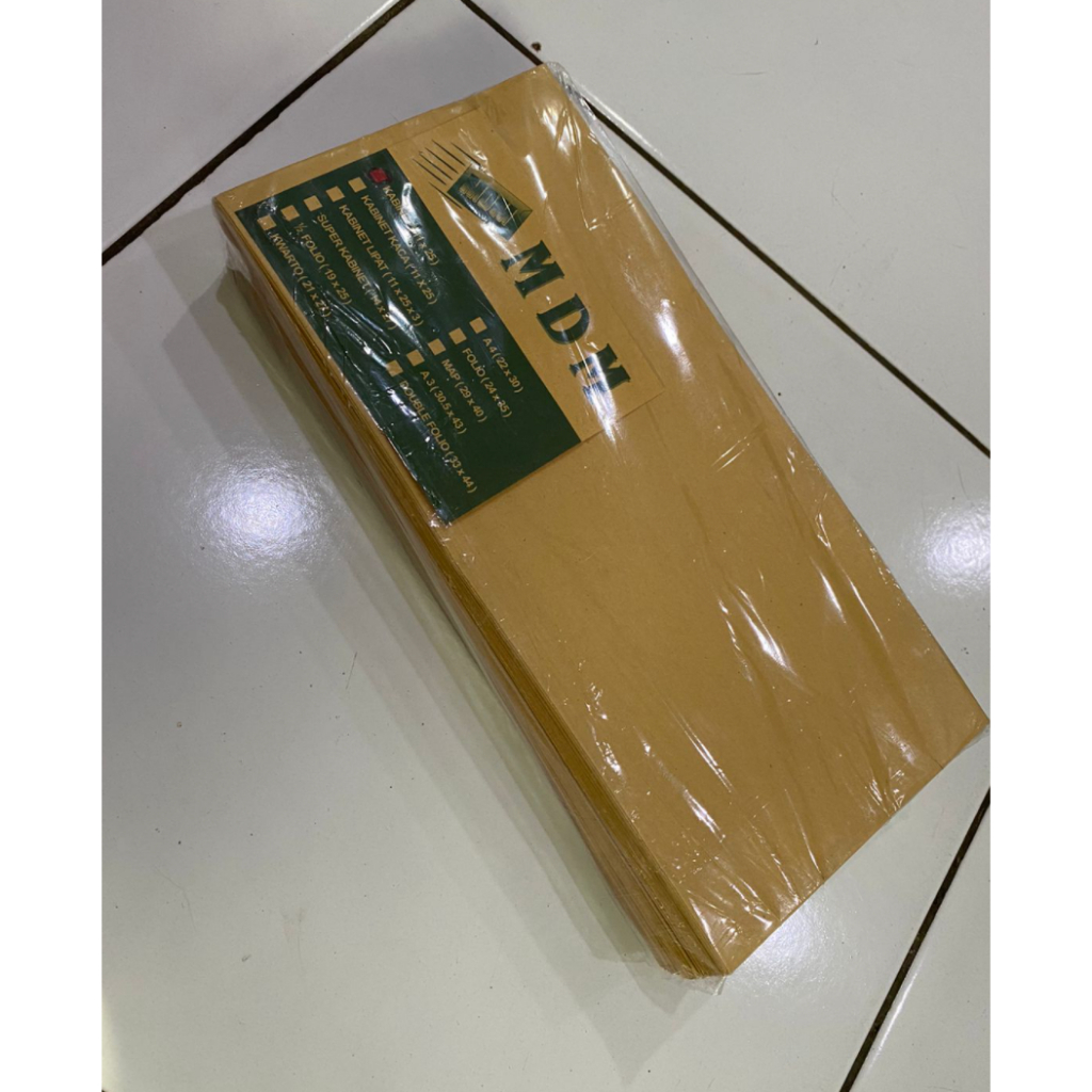 

Amplop Coklat MDM Kabinet/ Cabinet 11x25cm [Isi 100pcs]
