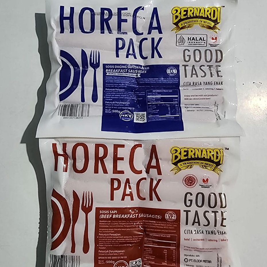 

Bernardi Horeca Breakfast Sausages, Sosis Daging Sapi dan Ayam (500gr)