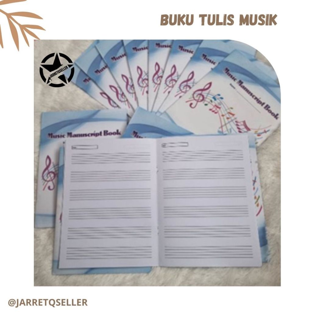 

READYSTOCK BUKU TULIS MUSIK GARIS PARANADA || MANUSCRIPT BOOK || BUKU TULIS MUSIK || Buku tulis musik atau buku garis paranada || Buku Musik Tulis