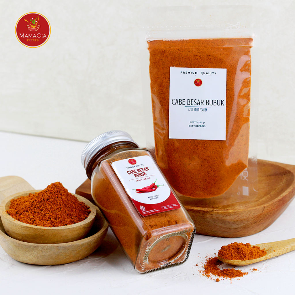

Mamacia Treats Cabe Besar Bubuk / Red Chilli Powder Bumbu Masak Dapur Premium 50 gr