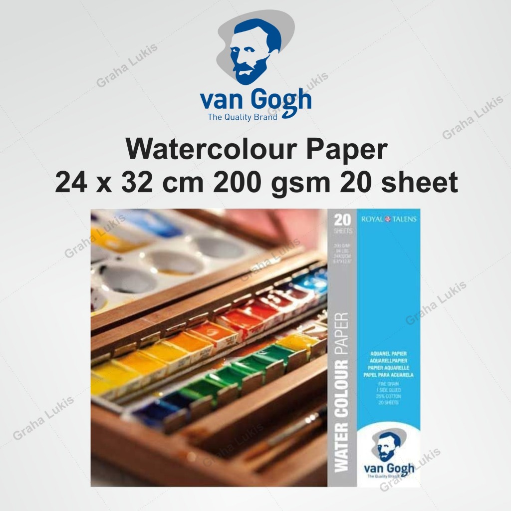 

Van gogh Watercolour Paper 200 GSM 20 Sheets