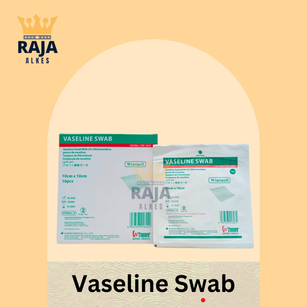 Vaseline Swab 10cm x 10 cm Seperti Lomatuell Sofratulle Supratul Sufratul Sufratulle