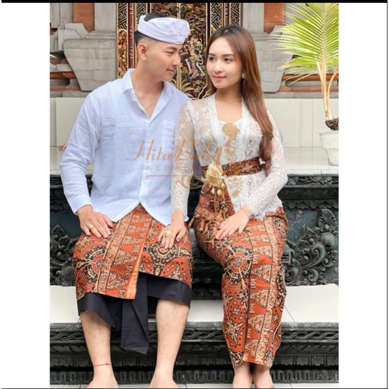 KAMEN, SET COUPLE, SAPUT BATIK INDIGO PROMO