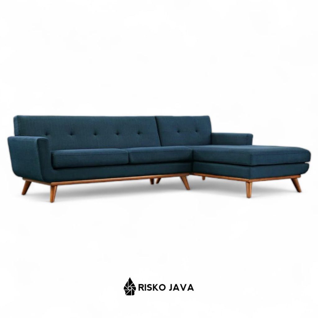 Sofa Sudut Ruang Tamu / Sofa Sudut Minimalis / Sofa Sudut L Retro / Sofa Scandinavian Minimalis / So