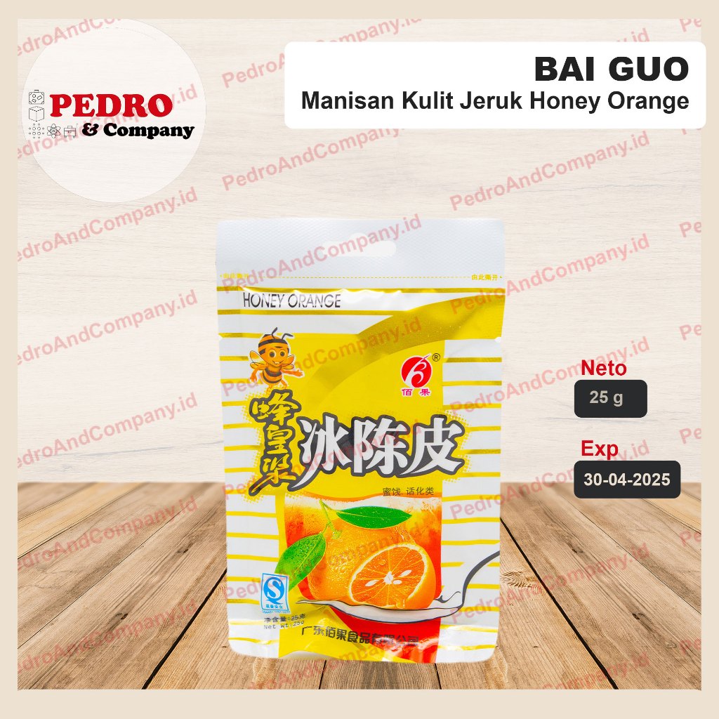 

Bai Guo - Honey orange/ manisan buah 25 gr